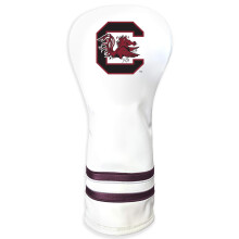 Team Golf NCAA Karolina Poludniowa Gamecocks Biala nakladka na glwke Fairway w stylu vintage Biala nakladka na glwke klubu golfowego Fairway w styl