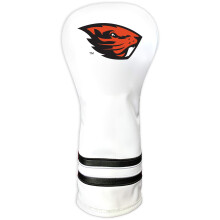 Team Golf NCAA Oregon State Beavers White Vintage Fairway Head Cover White Vintage Fairway Golf Club Headcover Form Fitting Design Retro Design