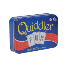 Quiddler-kortspil - Collector's Tin Sjov familiespil for b?rn og voksne Multi-Player i alderen 8+