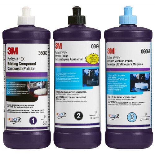 3M 3M Perfect-It Lackierpad-Set 30045, 4 Zoll, einseitig 1