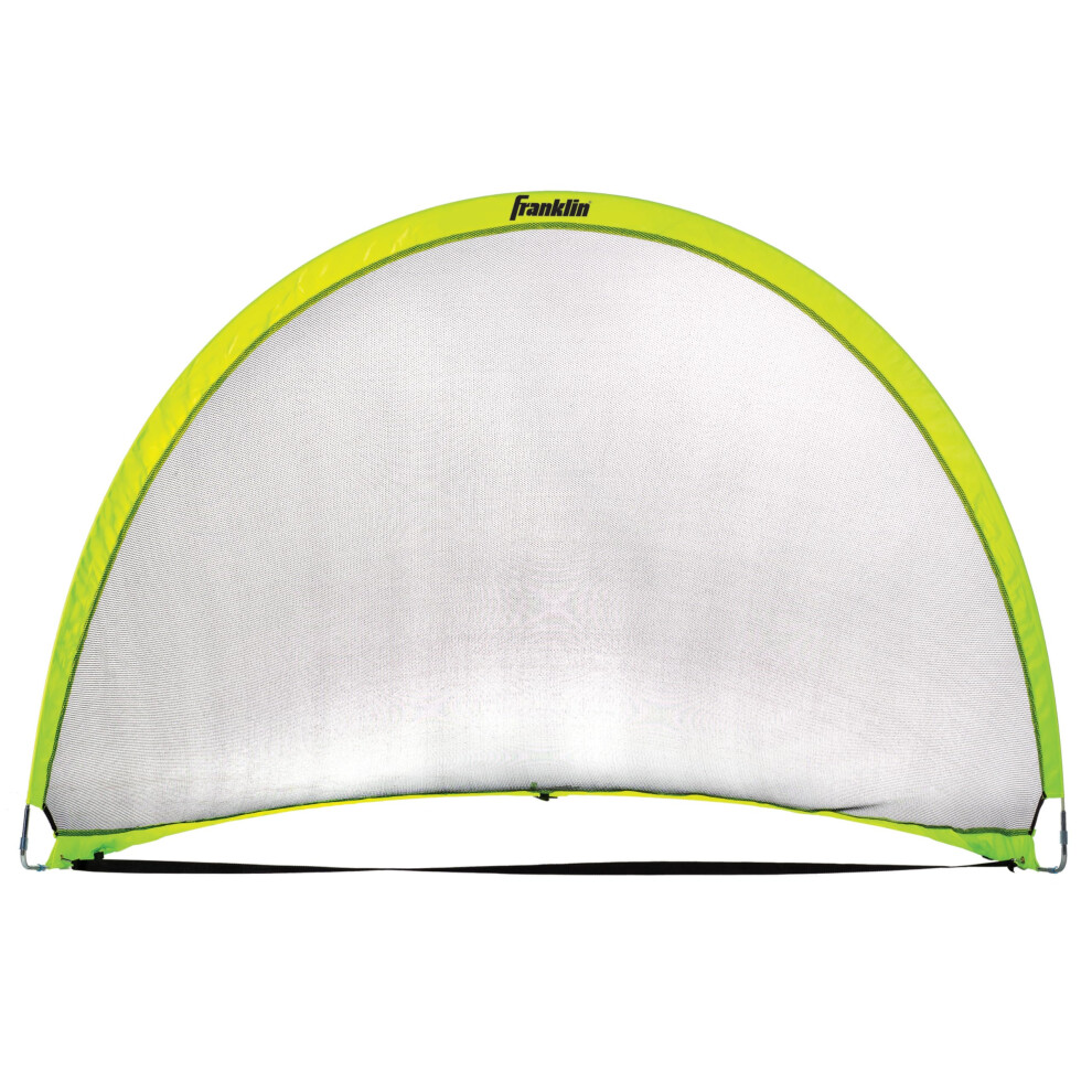 Franklin Sports Youth Soccer Goal - Portable Kids Mini Soccer Goals - Lightweight Folding Nets for Kids - Perfect for Backyard & Beach - 6'x4'
