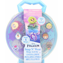 Tara Toys Disney Frozen Snap N' Wear Aktivitetsringe S?t DIY smykkes?t til b?rn 3+ ?r