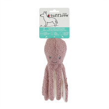 Tufflove Octopus Small Tough Dog Toy for Small to Medium Dogs Pink