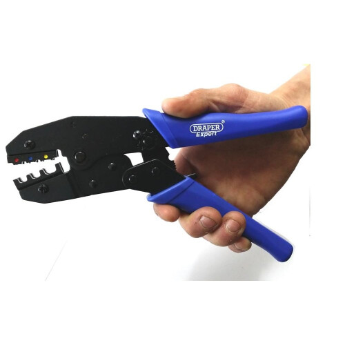 Draper Draper 35574 Expert Ratchet Action Terminal Crimping Tool  220mm  Blue 2