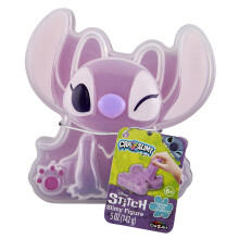 Disney Angel Stitch Premium Slijm, 8 oz Glanzend, Rekbaar, Super Zacht, Roze Slijm, Stitch Vormen Confetti