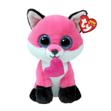 Ty Beanie Boo Parfait De Roze Valentijns Vos - 6"