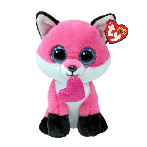 Ty Ty Beanie Boo Parfait Der Rosa Valentinsfuchs - 6"