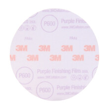 3M Hookit Purple Finishing Film Abrasive Disc 30671 6 in 600+ Grade 50 Pack Clear Coat Sanding Paint Finishing Defect Removal Long Lasting