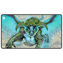 Ultra PRO - Tarkir Dragonstorm Ureni The Song Unending Black Stitched Playmat for Magic: The Gathering | Gaming Bordm?tte Kortspil tilbeh?r TCG P