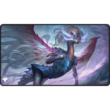 Ultra PRO - Tarkir Dragonstorm Shiko Paragon of The Way Sort Stitched Playmat til Magic: The Gathering | Gaming Bordm?tte Kortspil tilbeh?r TCG P