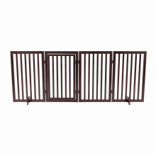 Trixie vrijstaanbare 4-panel huisdier poort opvouwbare huisdierbarrire hek cabriolet Pet Pen 24-in lange huisdierenwandeling door huisdierdeur b