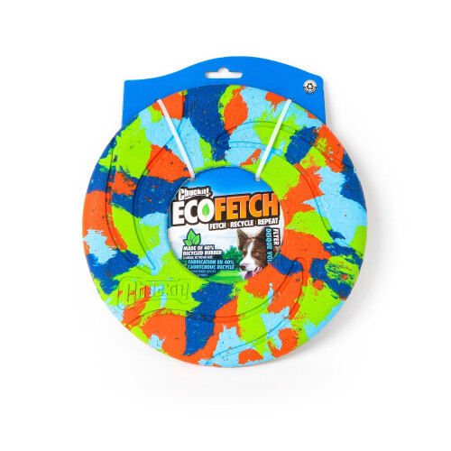 Chuckit! Chuckit! EcoFetch Flyer Rubber Hondenspeelgoed, Medium (20 cm Diameter) 1
