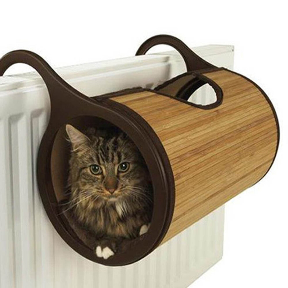 Rosewood Bamboo Cat Furniture Radiator Bed
