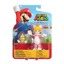 World of Nintendo Super Mario Katze Peach 4 Zoll Ma stab 41175