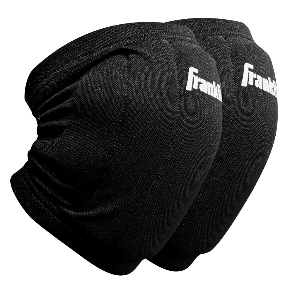 Franklin Sports One Size Fits Most Volleyball Knee Pads - Adult Volleyball Knee Pads  Black-image-OPC-PHFKDHS-NEW