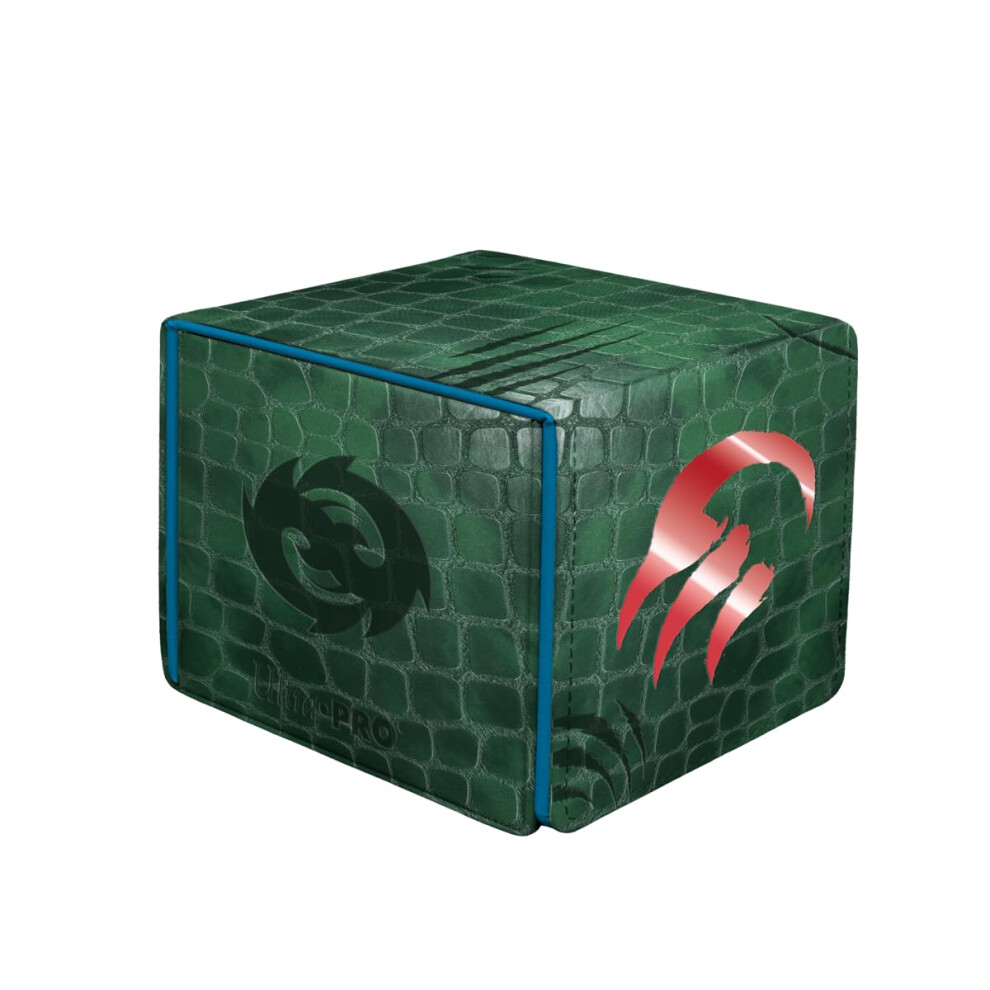 Ultra Pro Green/Red - Tarkir Dragonstorm Ureni The Song Unending Premium Alcove Edge Deck Box For Magic: The Gathering | Premium Deck Box Dragon Scale Design M