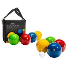 Set de Boules de Bocce Franklin Sports 100mm - 8 Boules en Bois et 1 Pallino - Jeu de Plein Air