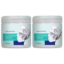 SMELLS BEGONE Air Freshener Odor Absorber Gel - 15 oz Pack of 2 - Absorbs and Eliminates Odor in Pet Areas Bathrooms Cars & Boats - Made with