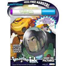 Disney Pixar Lightyear 20 Pgina Imagine tinta para colorear con 1 marcador sin desastre 53441