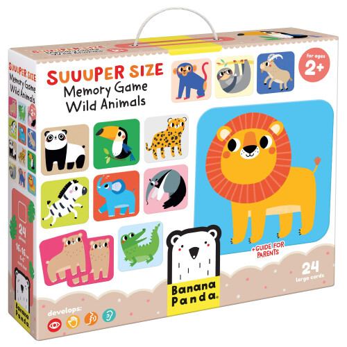 Banana Panda Suuuper Size Memory Game - Wild Animals - Classic Toddler ...