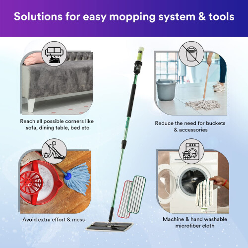 3M 3M Easy Scrub Express Flat Mop Tool With Pad Holder 16"""""""" 1/case 1