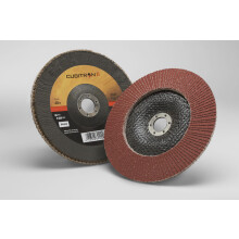 Disco de Aletas 3M Cubitron II 969F, 40+, T29, 7 in x 7/8 in, Paquete de 5, Respaldo de poliéster