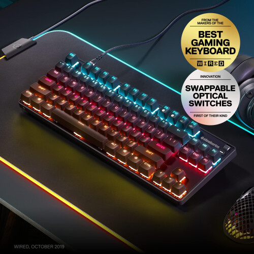 SteelSeries Teclado americano Steelseries Apex 9 Tkl (Linear Optipoint Optical) 2