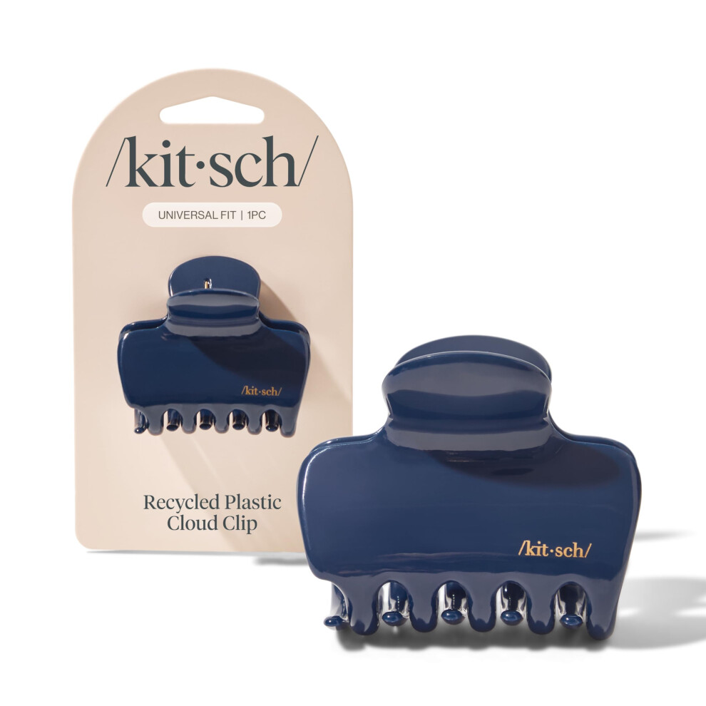 Kitsch Unisex Blue Medium Hair Clips For Women - Strong Hold Claw Clips For Thick Or Thin Hair - Recycled Plastic Non-Slip Durable - Orchid - 1Pc