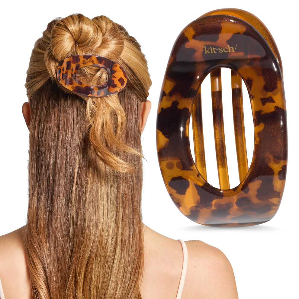 Kitsch Kleine Flache Haarklammern Fr Damen Stilvolle Flache Haarklammern Fr Damen, Starker Halt Fr Dickes Und Feines Haar | Rutschfest Fr S-image