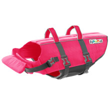 Outward Hound Granby Splash Hundeschwimmweste, Hundeschwimmweste mit hohem Auftrieb zum Schwimmen, Bootfahren und Wassersicherheit, XL, Pink
