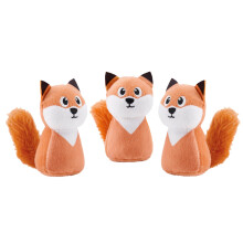 Outward Hound Squeakin' Fox Hide A Puzzle Pehmolelut - 3 pakkaus