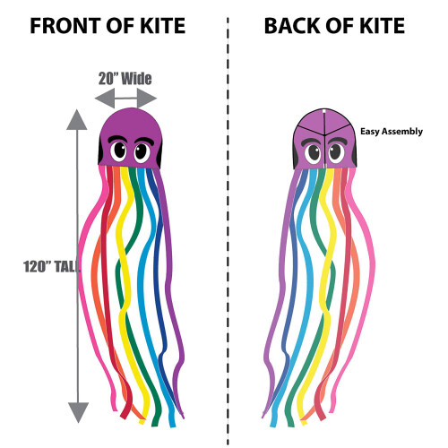WindNSun Polyester Ripstop Octopus Kite 26 tommer 2