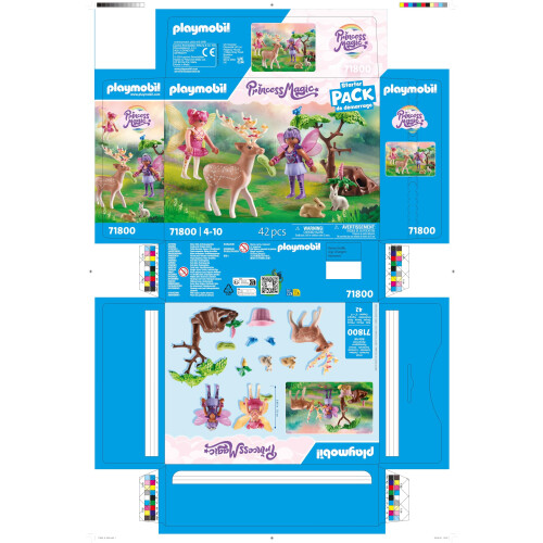 PLAYMOBIL Playmobil Starter Pack Feen mit Waldtieren 1