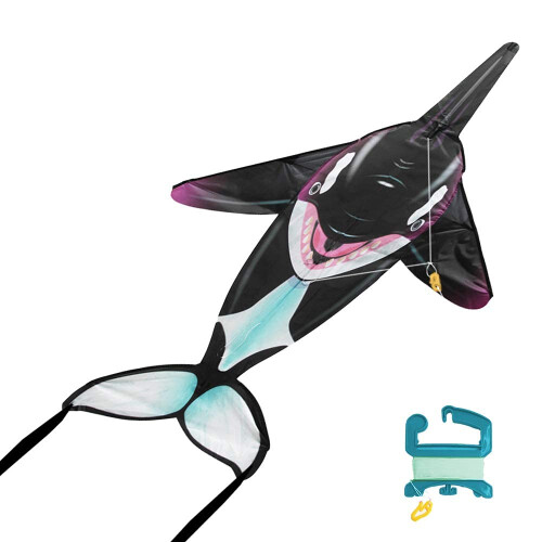 Windnsun Sealife polyester ripstop orca kite 57 """" lang 1