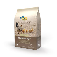 FLOCKLEADER Healthy Coop Streuzusatz für Hühnerstall mit Probiotikum und Säuerungsmittel reduziert Gerüche, Nässe und Bakterien, 6 Pfund
