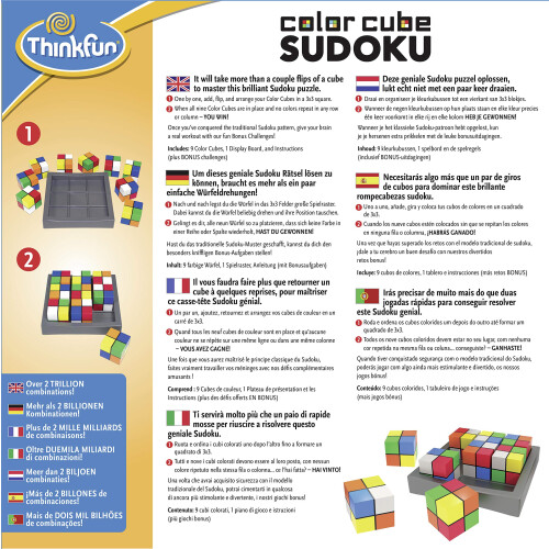 ThinkFun Thinkfun 76342 Couleur Cube Sudoku jeu jaune 2