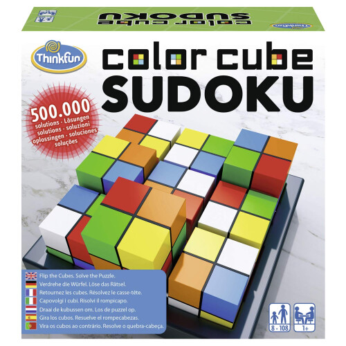ThinkFun Thinkfun 76342 Couleur Cube Sudoku jeu jaune