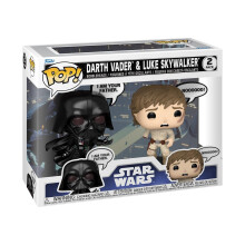 Funko Pop Star Wars: Sayings - Vader and Luke & Luke 2PK - Star Wars - Collectable Vinyl Figure - Gift Idea - Official Merchandise - Toys for Kids & A