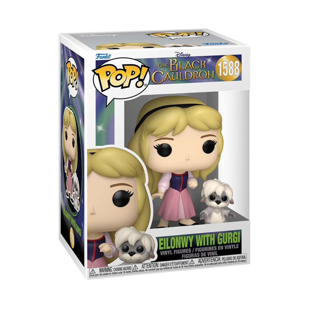 Photos - Other Toys Funko Pop&Buddy: The Black Cauldron - Eilonwy and Gurgi with Gurgi - Collectable Vinyl Figure - Gift Idea - Official Merchan 