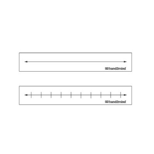 Hand Number Line hand2mind Open Number Line Dry Erase Number Line Number Lines for ...