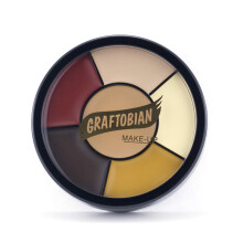 Ruota per il trucco degli zombi di Graftibian per trucco teatrale e di Halloween - 6 colori