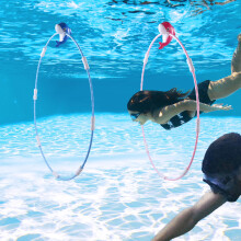 SYNCFUN Pool Toys Diving Rings 2 Packs Swim Thru Rings Dive Pool Game Underwater for Kids for Summer Activities Party Gifts Outdoor