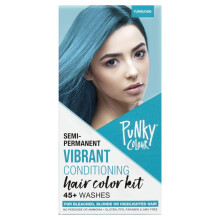 Kit di scatole a colori punky turchese - per bionda sbiancata o capelli evidenziati per capelli non dannosi PPD vegan e condizioni prive di paraben