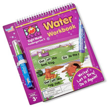 hand2mind Bob Books Water Workbook- Sight Words Kindergarten 3 Water Reveal värityskirja taaperoille Sotku ilmainen maalaus Opi lukemaan hiljaisen aj