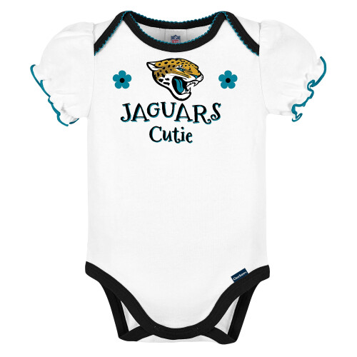 Gerber Gerber Baby-M   dchen NFL 3er-Pack Kurzarm-Einteiler-Body, Teamfarbe, 3   6 Monate 2