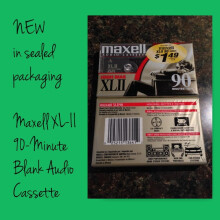 Maxell XL-II 90 minuutin tyhjä äänikasetti