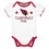 Gerber Gerber Baby-M   dchen NFL 3er-Pack Kurzarm-Einteiler-Body, Teamfarbe, 6   12 Monate 3