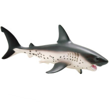 Safari Ltd. laksehajfigur - hndmalet naturtro 5,5"""" modelfigur - sjovt pdagogisk havlegetj til drenge, piger og brn i alderen 3+