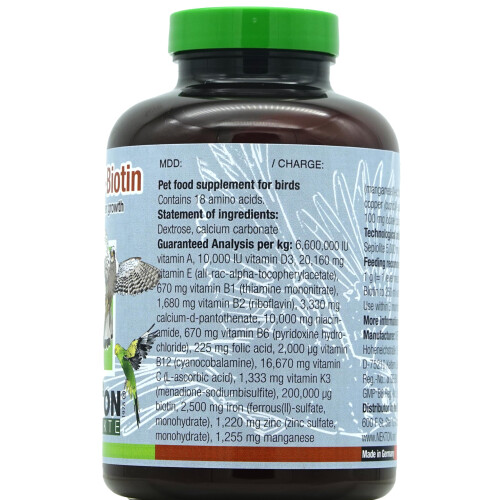 Nekton-Biotin fr fgelfjdring 330g/11,64oz 1