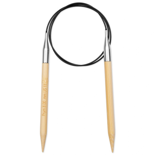 Prym Prym 32"""" (80 cm) runda bambustickor US 11 (8 mm) 1